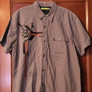 Mountain Dew Shirts | Mountain Dew Short Sleeve Button Down Size XL